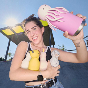 Бутылка-термос для напитков Asobu "Bestie", тюлень, 460 мл